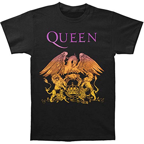 Queen | QUEEN CREST GRADIENT BLACK SS TEE 2XL | Apparel