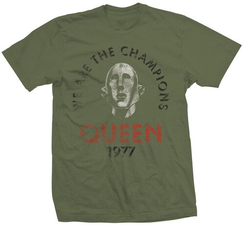 Queen | QUEEN WE ARE THE CHAMPIONS DISTRESSED SS TEE L | Apparel