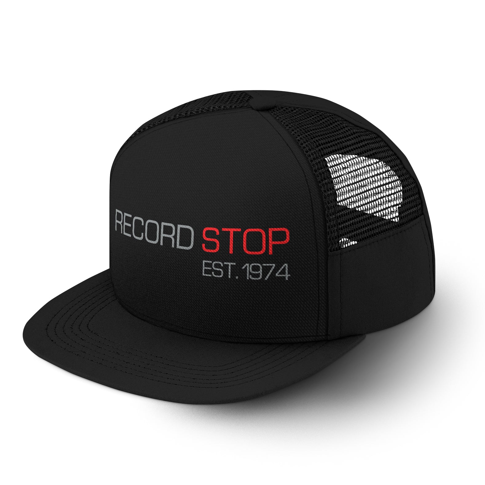 Record Stop Trucker Hat
