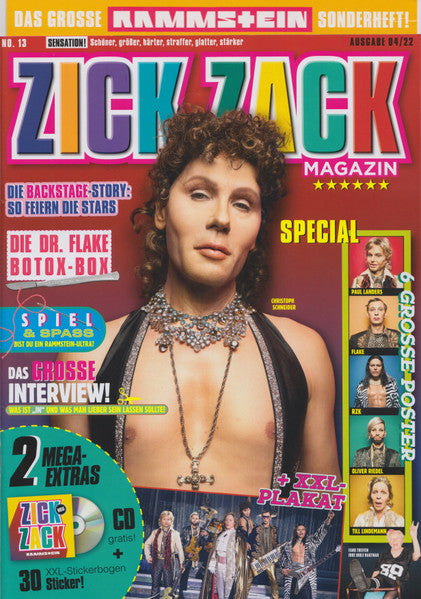 Rammstein | Zick Zack (CD Single, Poster, With Magazine) | CD