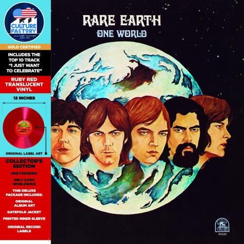 Rare Earth | One World (Clear Vinyl, Red) | Vinyl