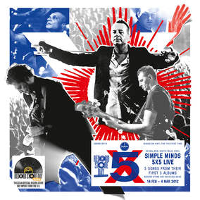Simple Minds | 5 x 5 Live (180g Red, White and Blue Vinyl) (RSD 4/23/2022) | Vinyl