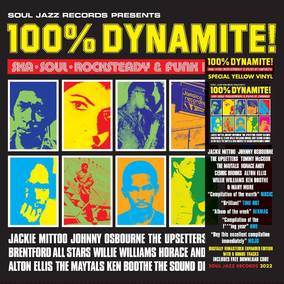 Soul Jazz Records presents | 100% DYNAMITE! Ska, Soul, Rocksteady & Funk in Jamaica (YELLOW VINYL) (RSD 4/23/2022) | Vinyl