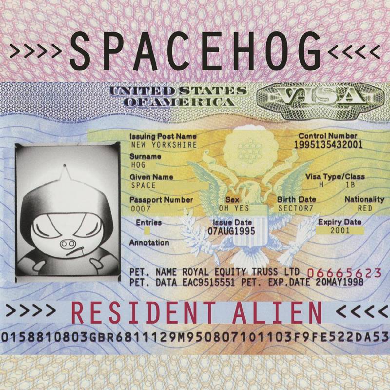 Spacehog | Resident Alien (Limited 2xLP Cream with Pink Splatter "British Passport" Vinyl Edition) (Record Store Day Exclusive) | RSD DROP | Vinyl