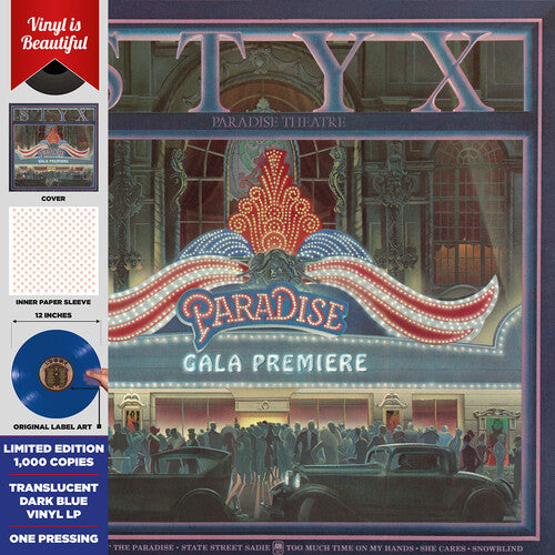 Styx | Paradise Theatre (Blue Vinyl) | Vinyl