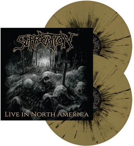 Suffocation | Live In North America (Gold & Black Splatter) (Colored Vinyl, Gold, Black, Indie Exclusive) (2 Lp's) | Vinyl