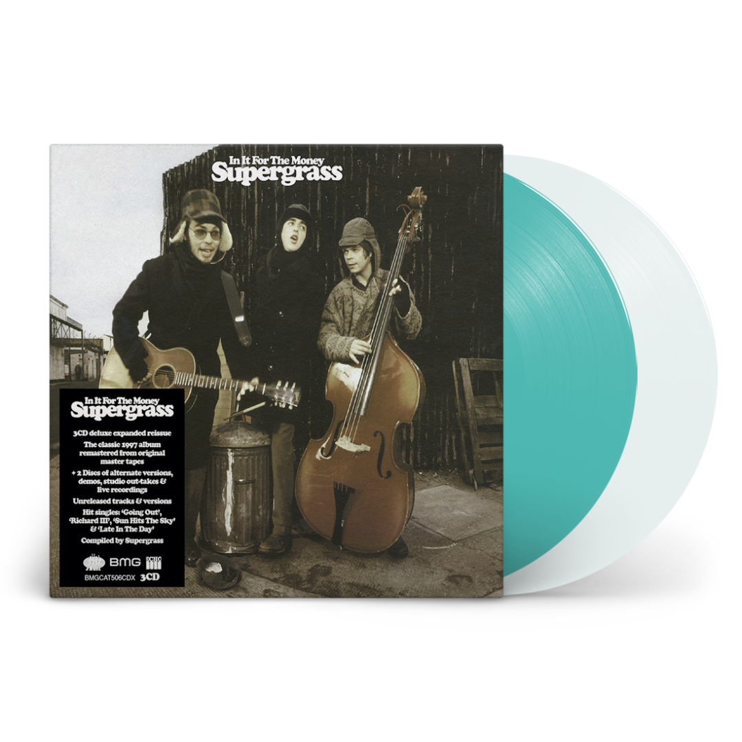 Supergrass | In It For The Money (180 Gram Vinyl, Colored Vinyl, Turquoise, With Bonus 12", White) (2 Lp's) | Vinyl
