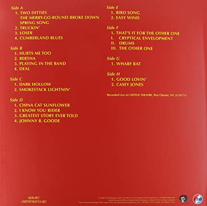 The Grateful Dead | Three from the Vault (Gatefold LP Jacket, Remastered, Indie Exclusive) (4 Lp's) | Vinyl