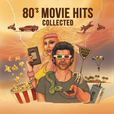 Various Artists | 80's Movie Hits Collected (Limited Edition, 180 Gram Vinyl, Colored Vinyl, White, Black) [Import] (2 Lp's) | Vinyl - 0