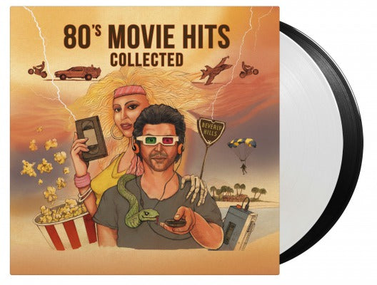 Various Artists | 80's Movie Hits Collected (Limited Edition, 180 Gram Vinyl, Colored Vinyl, White, Black) [Import] (2 Lp's) | Vinyl