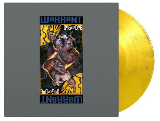 Warrant | Dog Eat Dog (Limited Edition, 180 Gram Vinyl, Colored Vinyl, Yellow & Black Marbled) [Import] | Vinyl