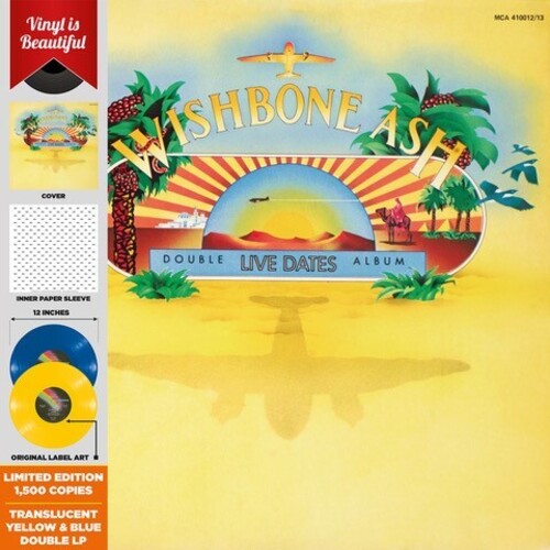 Wishbone Ash | Live Dates (Yellow, Blue, Gatefold LP Jacket, Limited Edition) | Vinyl