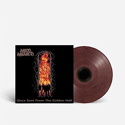 Amon Amarth | Once Sent From The Golden Hall (Limited Edition, Clear, Red & Black Marble) [Import] | Vinyl - 0