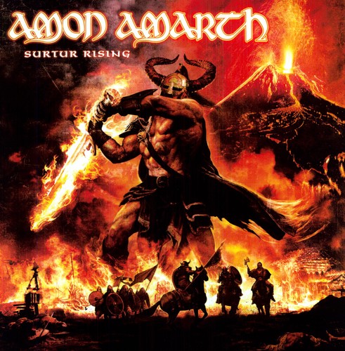 Amon Amarth | Surtur Rising (Limited Edition, Sun Yellow Marble) [Import] | Vinyl