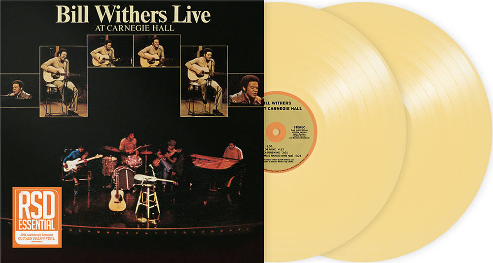 Bill Withers | Live At Carnegie Hall (RSD Essential, Custard Yellow Colored Vinyl) (2 Lp's) | Vinyl