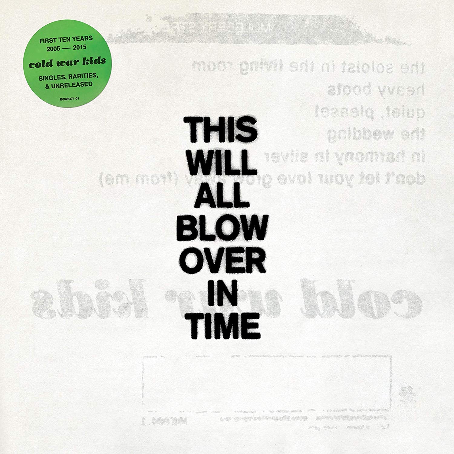 Cold War Kids | This Will All Blow Over In Time [2 LP][Translucent Yellow] | Vinyl