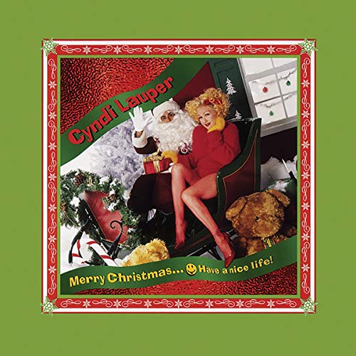 Cyndi Lauper | Merry Christmas…Have a Nice Life! (Clear with Red & White "Candy Cane" Swirl Vinyl) | Vinyl