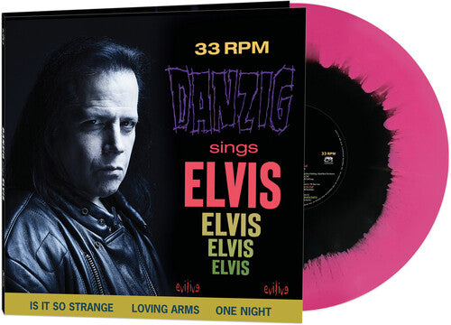 Danzig | Sings Elvis (Pink & Black Haze Vinyl) (Colored Vinyl, Pink, Black) | Vinyl
