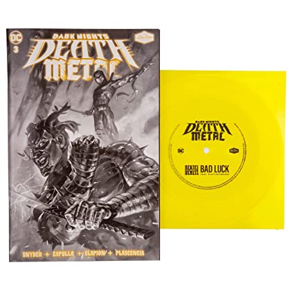 Denzel Curry | Bad Luck (Dark Nights: Death Metal #3 Soundtrack) (Colored Vinyl, Yellow, Indie Exclusive) (Comic Book) | Vinyl