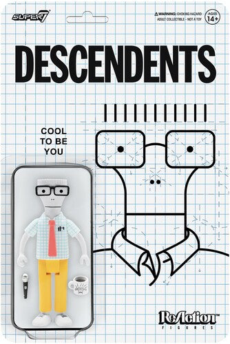 Descendents | Super7 - Descendents ReAction Figure - Milo (Cool To Be You) (Collectible, Figure, Action Figure) | Action Figure