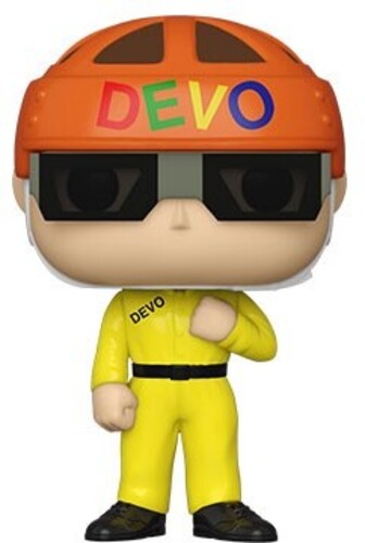 Devo | FUNKO POP! ROCKS: Devo - Satisfaction (Yellow Suit) (Vinyl Figure) | Action Figure