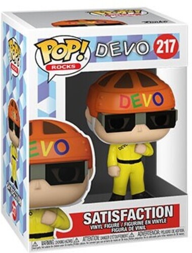Devo | FUNKO POP! ROCKS: Devo - Satisfaction (Yellow Suit) (Vinyl Figure) | Action Figure - 0