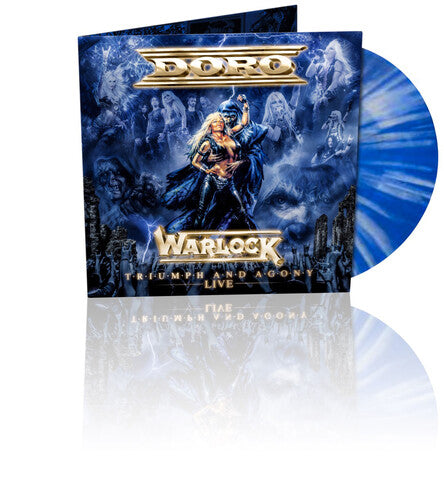 Doro | Warlock - Triumph & Agony Live (Marble Blue & White Vinyl) | Vinyl