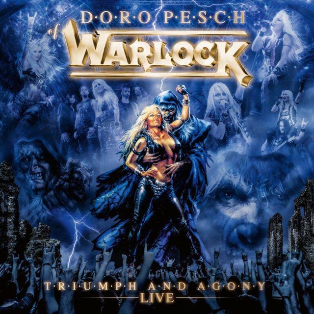 Doro | Warlock - Triumph & Agony Live (Marble Blue & White Vinyl) | Vinyl - 0
