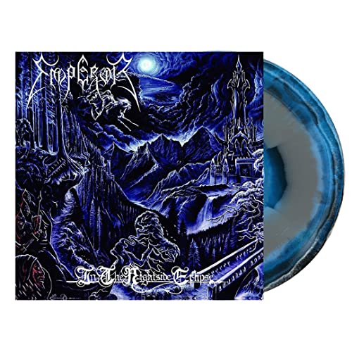 Emperor | In The Nightside Eclipse [White/Blue Swirl LP] [Half-Speed] | Vinyl