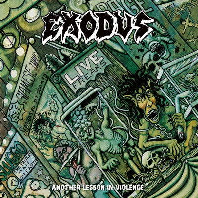 Exodus | Another Lesson In Violence (Limited Edition, 180 Gram Vinyl, Colored Vinyl, Yellow & Black Marble) [Import] (2 Lp's) | Vinyl