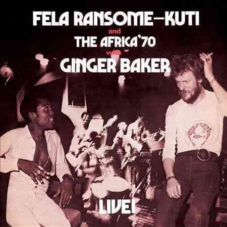 Fela Kuti | Fela Live! with Ginger Baker (Digital Download Card) | Vinyl