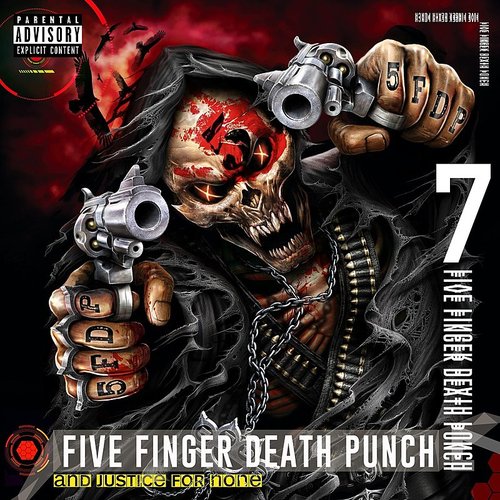 Five Finger Death Punch | And Justice For None (Silver Metallic Vinyl) [Explicit Content] (Parental Advisory (Colored Vinyl, Silver, Gatefold LP Jacket) (2 Lp's) | Vinyl