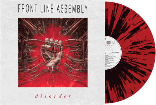 Front Line Assembly | Disorder (Red & Black Splatter) (Colored Vinyl, Red, Black, Limited Edition, Bonus Tracks) | Vinyl