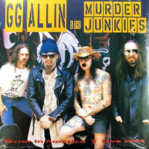 Gg Allin & The Murder Junkies | Terror In America (Limited Edition, Clear Vinyl, Green) | Vinyl