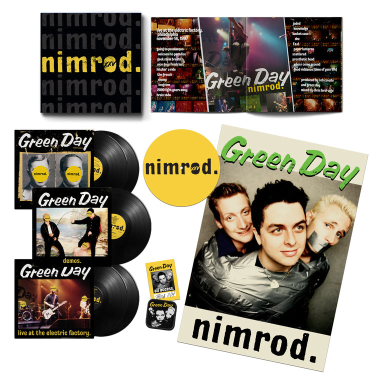 Green Day | Nimrod (25th Anniversary Edition) (Indie Exclusive Silver Vinyl) 5 LP | Vinyl