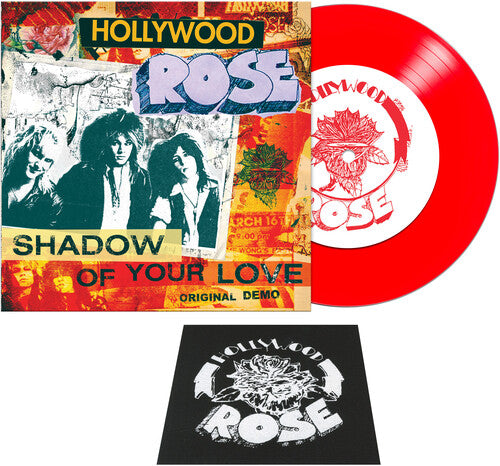 Hollywood Rose | Shadow Of Your Love / Reckless Life (Colored Vinyl, Red, Patch) (7" Single) | Vinyl