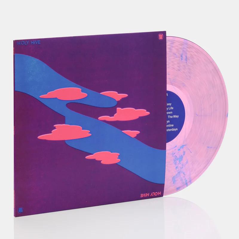 Holy Hive | Holy Hive (Translucent Pink w/ Blue Splatter Vinyl) (Indie Exclusive) | Vinyl - 0