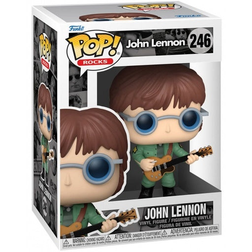John Lennon | FUNKO POP! ROCKS: John Lennon (Military Jacket) (Vinyl Figure) | Action Figure - 0