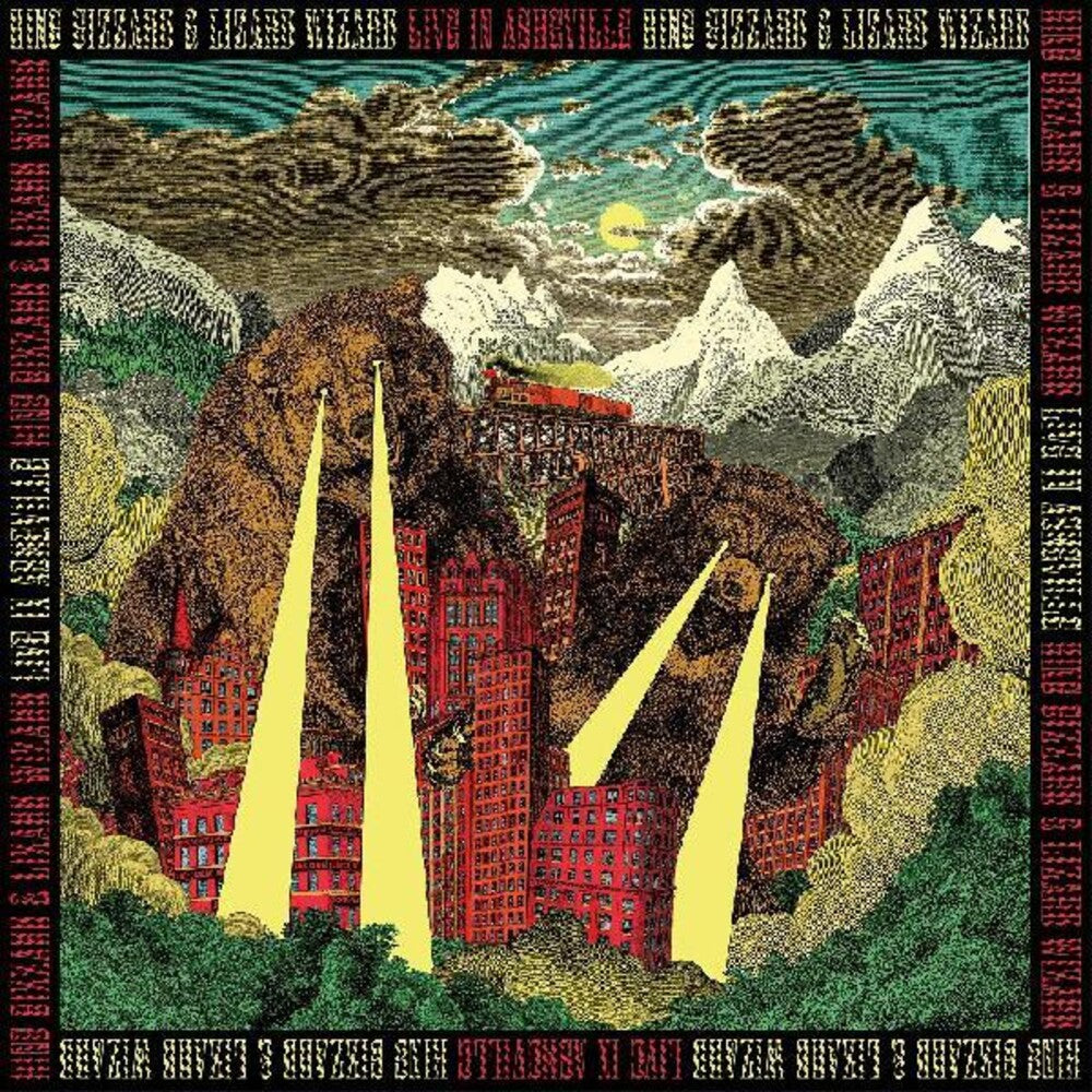 King Gizzard & The Lizard Wizard | Live In Asheville ‘19 (US Fuzz Club Official Bootleg) (DELUXE EDITION, INDIE EXCLUSIVE, GREEN, RED, & GOLD VINYL) | Vinyl