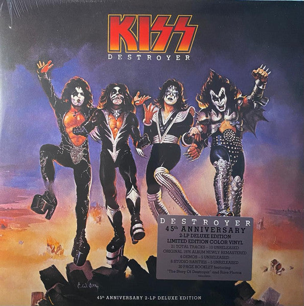 KISS | Destroyer: 45th Anniversary (Limited Edition, Yellow & Red Colored Vinyl,Deluxe Edition) (2 Lp's) | Vinyl - 0