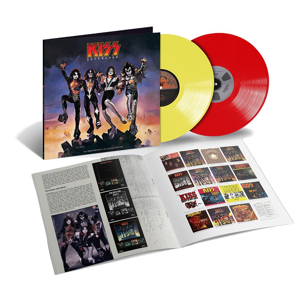 KISS | Destroyer: 45th Anniversary (Limited Edition, Yellow & Red Colored Vinyl,Deluxe Edition) (2 Lp's) | Vinyl