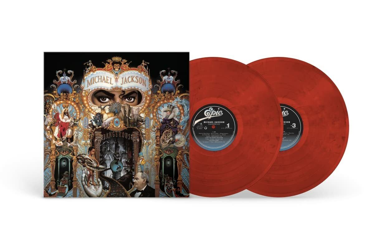 Michael Jackson | Dangerous (Limited Edition) (Red Vinyl) [Import] | Vinyl