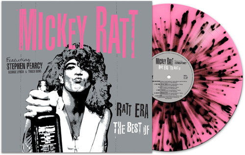 Mickey Ratt | The Best Of - Pink/ black Splatter | Vinyl