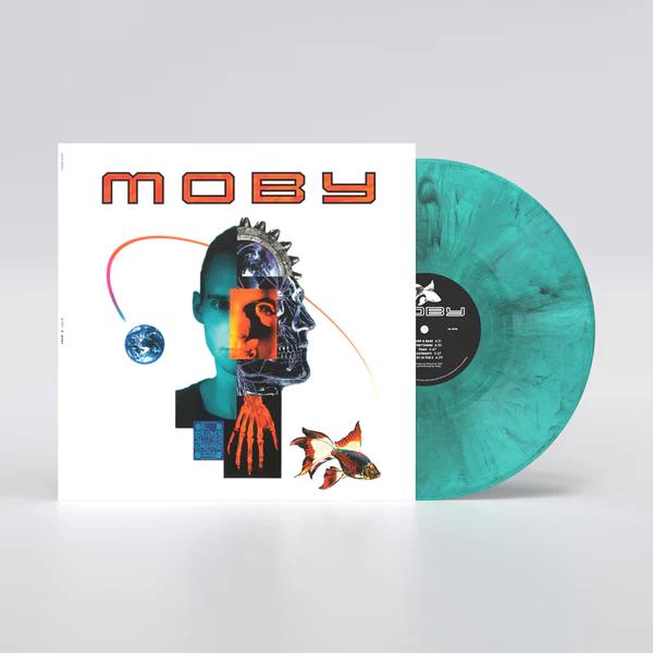 Moby | Moby (Black, White & Blue Marbled Colored Vinyl, 140 Gram Vinyl) | Vinyl