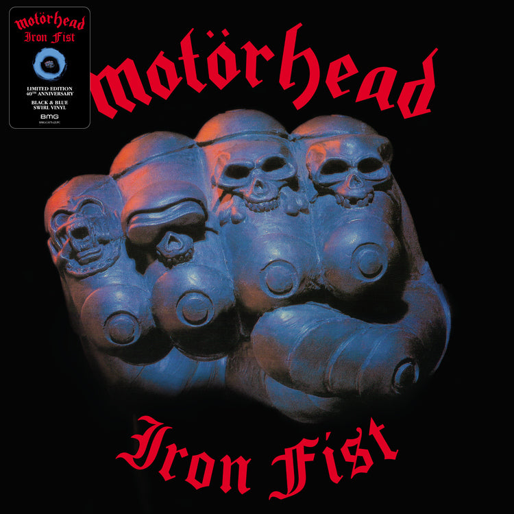 Motörhead | Iron Fist (Limited Edition Black & Blue Swirl Vinyl) | Vinyl - 0