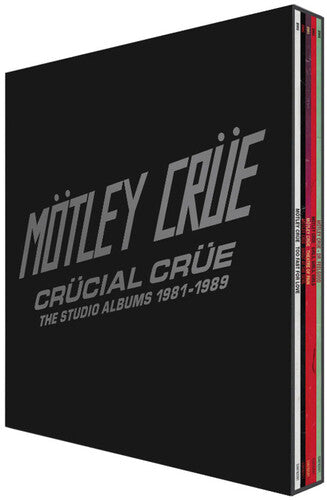 Mötley Crüe | Crucial Crue: The Studio Albums 1981-1989 (Limited Edition, Boxed Set, Colored Vinyl) (5 Lp's) | Vinyl