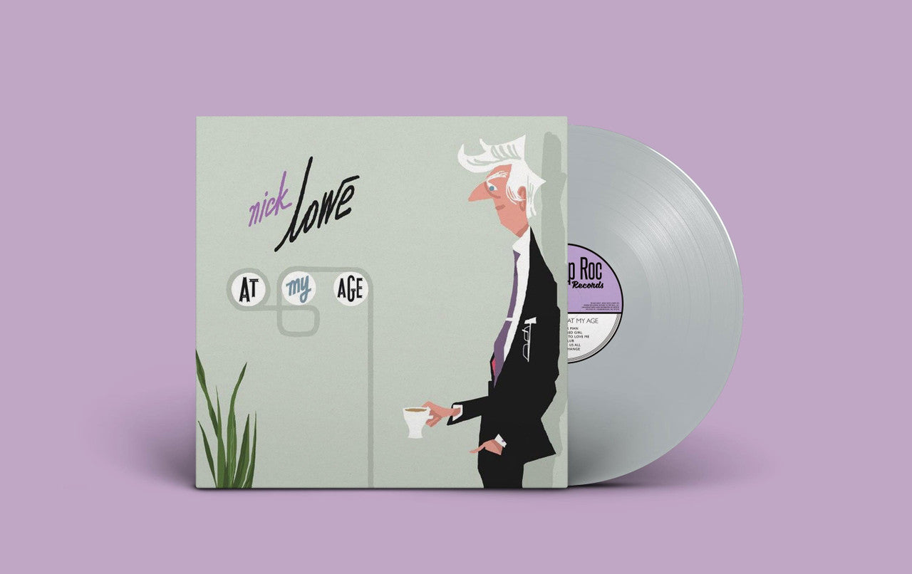 Nick Lowe | At My Age (Limited Edition, Colored Vinyl, Silver, Anniversary Edition) | Vinyl