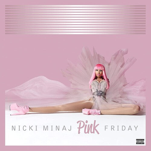 Nicki Minaj | Pink Friday (10th Anniversary) [Explicit Content] (Deluxe Edition, Colored Vinyl, Pink & White) (3 Lp's) | Vinyl