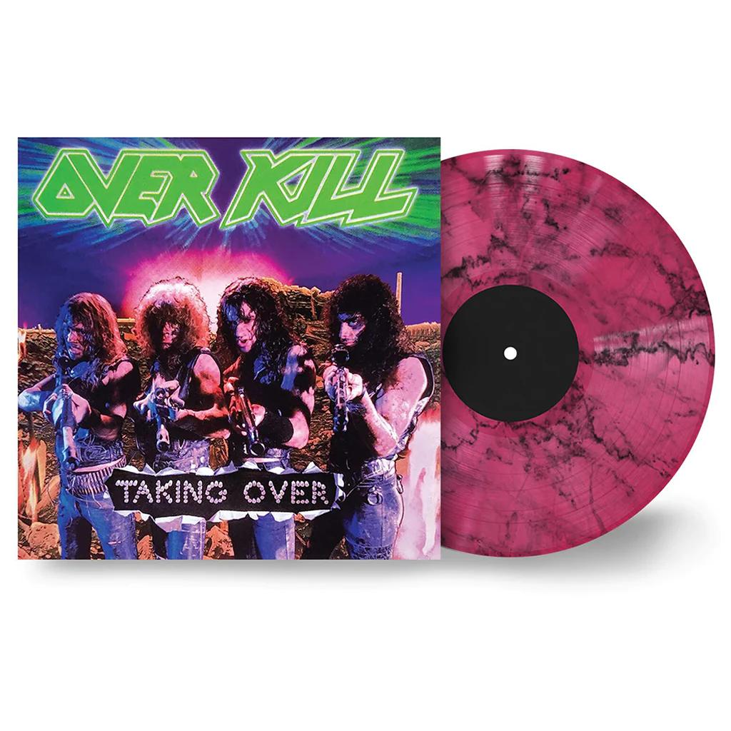 Overkill | Taking Over (Pink Marble Colored Vinyl) | Vinyl - 0