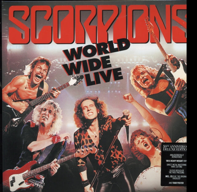 Scorpions | World Wide Live: 50th Anniversary [Import] (Bonus CD, Anniversary Edition) (2 Lp's) | Vinyl